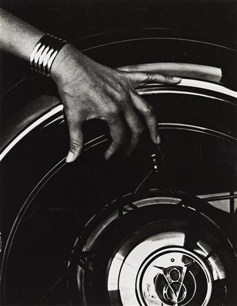 ALFRED STIEGLITZ (1864-1946) Georgia O'Keeffe - Hand and Wheel. 1933; printed 1983.                                                              